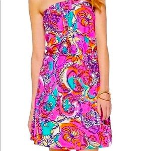 NWOT Lilly Pulitzer Atwood strapless dress